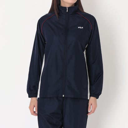 フィラ FILA WIND TRACK JACKET / ウインドトラックジャケット / カジュアルウェア / レディース （NAVY）｜詳細画像