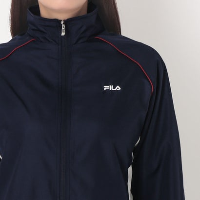フィラ FILA WIND TRACK JACKET / ウインドトラックジャケット / カジュアルウェア / レディース （NAVY）｜詳細画像