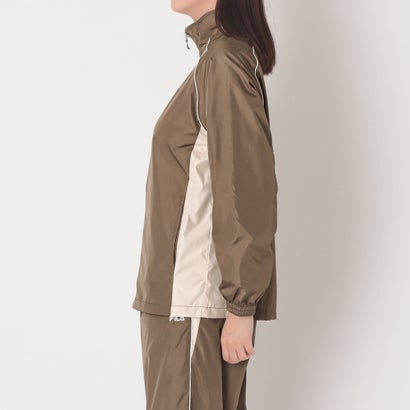 フィラ FILA WIND TRACK JACKET / ウインドトラックジャケット / カジュアルウェア / レディース （KHAKI）｜詳細画像