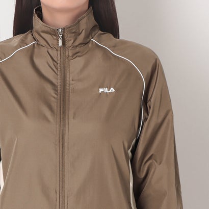 フィラ FILA WIND TRACK JACKET / ウインドトラックジャケット / カジュアルウェア / レディース （KHAKI）｜詳細画像
