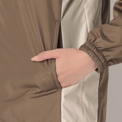 フィラ FILA WIND TRACK JACKET / ウインドトラックジャケット / カジュアルウェア / レディース （KHAKI）｜詳細画像