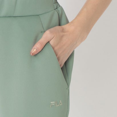 フィラ FILA DOUBLE KNIT JOGGER PANTS / ダンボールニット ジョガーパンツ / カジュアルウェア / レディース （L.GREEN）｜詳細画像