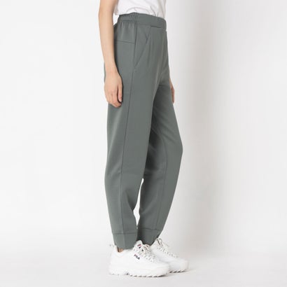 フィラ FILA DOUBLE KNIT JOGGER PANTS / ダンボールニット ジョガーパンツ / カジュアルウェア / レディース （D.GREY）｜詳細画像