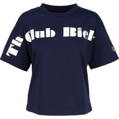 【テニス】グラフィックティーシャツ / レディース （NAVY）｜詳細画像
