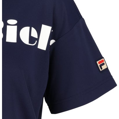 【テニス】グラフィックティーシャツ / レディース （NAVY）｜詳細画像