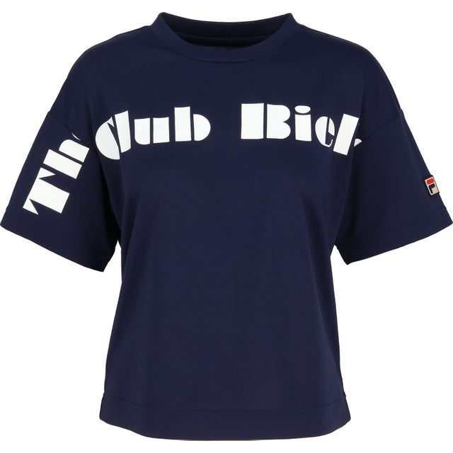 【テニス】グラフィックティーシャツ / レディース （NAVY）