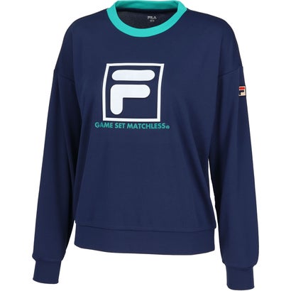 【テニス】ロングスリーブシャツ / レディース （NAVY）｜詳細画像