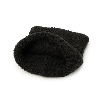 【帽子】FLU CAT KNIT WATCH  /キャットニットワッチ （ブラック）｜詳細画像
