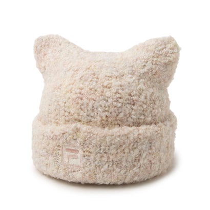 【帽子】FLU CAT KNIT WATCH  /キャットニットワッチ （ピンク）｜詳細画像