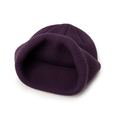 【帽子】FLM BASIC AC KNIT WATCH / ベーシックニットワッチ （パープル）｜詳細画像