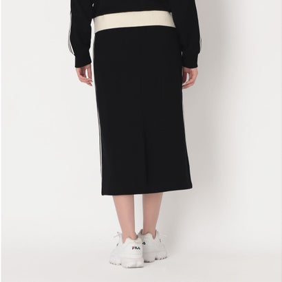 Knit Track Skirt / ニットトラックスカート / レディース （BLACK）｜詳細画像