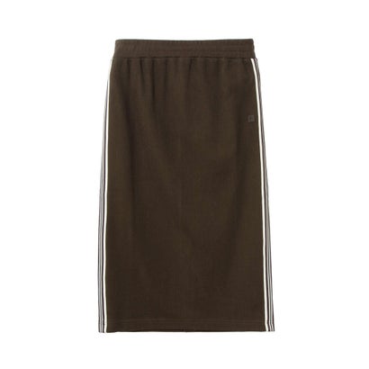 Knit Track Skirt / ニットトラックスカート / レディース （DARK BROWN）｜詳細画像