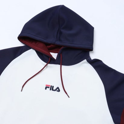 フィラ FILA UVヘリテージカラーブロッキングフーディー （ブラック）｜詳細画像