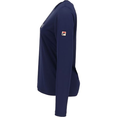 フィラ FILA フィラ/レディス/グラフィックロングスリーブTシャツ(GRAPHIC LONG SLEEVE T-SHIRT) （フィラネイビー）｜詳細画像