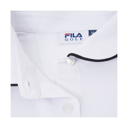 フィラ/レディス/FILA GOLFハンソデ シャツ ガラ （BK）｜詳細画像