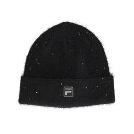 ニット帽 ビーニー ニットキャップ ワッチ スパンコール 264013203 （01BLK）