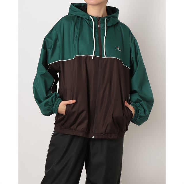 レディース ウインドジャケット HOODIE JACKET CE6FDW827 （BROWN）