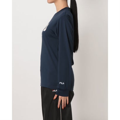 レディース 長袖機能Tシャツ LONG SLEEVE T-SHIRT CE6FAW829 （NAVY）｜詳細画像