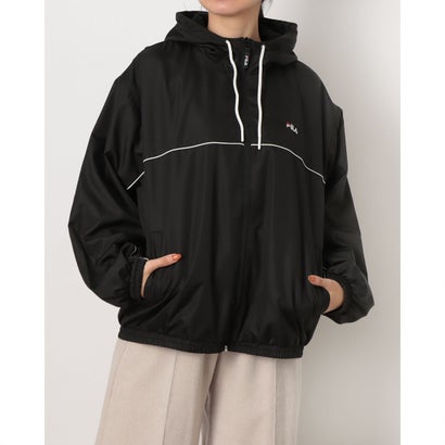 フィラ FILA レディース ウインドジャケット HOODIE JACKET CE6FDW827 （BLACK）｜詳細画像