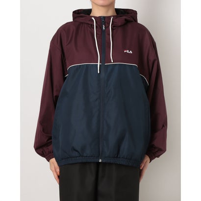 フィラ FILA レディース ウインドジャケット HOODIE JACKET CE6FDW827 （NAVY）｜詳細画像