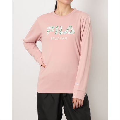 レディース 長袖機能Tシャツ LONG SLEEVE T-SHIRT CE6FAW829 （L.PINK）｜詳細画像