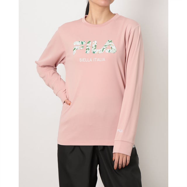 レディース 長袖機能Tシャツ LONG SLEEVE T-SHIRT CE6FAW829 （L.PINK）