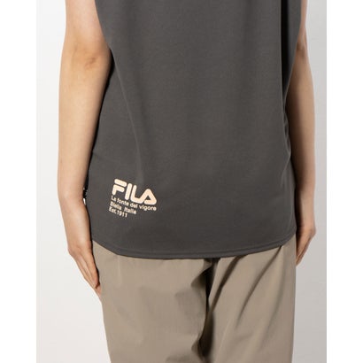 フィラ FILA 水陸両用2重袖フレンチTシャツ （チャコールグレー）｜詳細画像