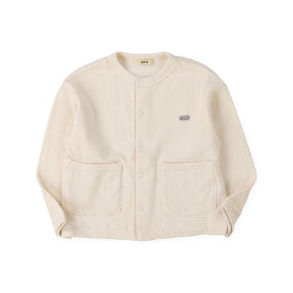 Melange Double Cloth Cardigan （OFF WHITE）｜詳細画像