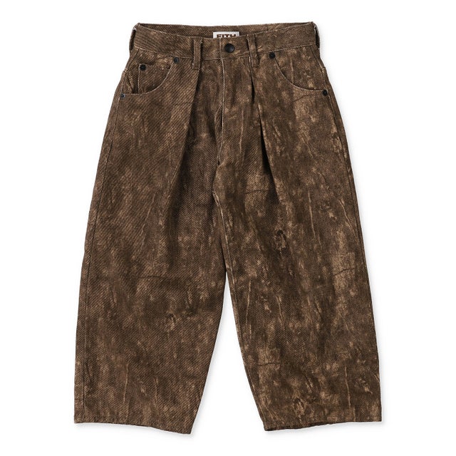 Random Print Pants （BROWN）
