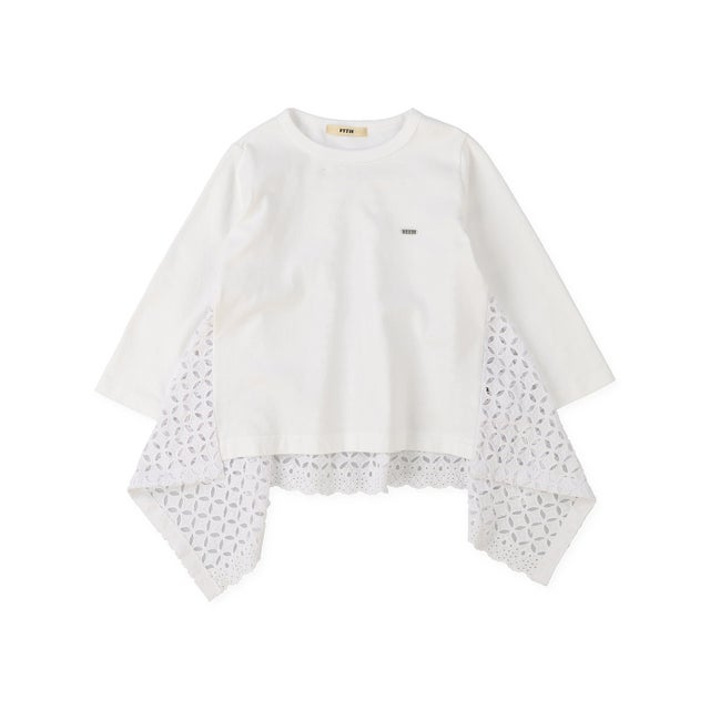 Lacy Long Sleeve Tee （WHITE）