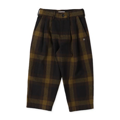 Cotton Nep Plaid Pants （BROWN）｜詳細画像