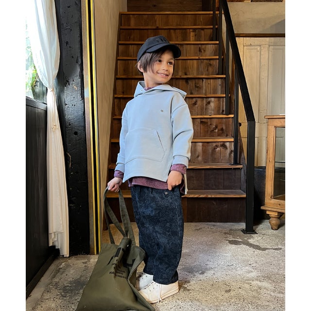 Botanical Corduroy Pants （NAVY）