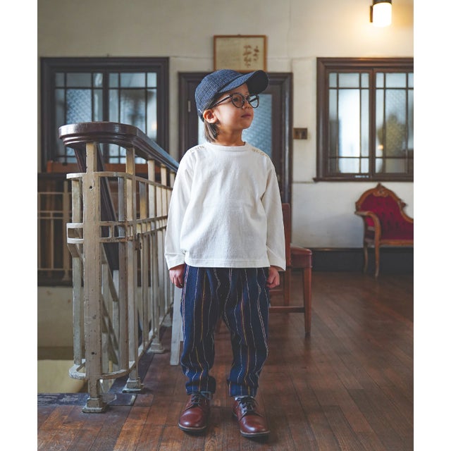 Striped Pants （NAVY）