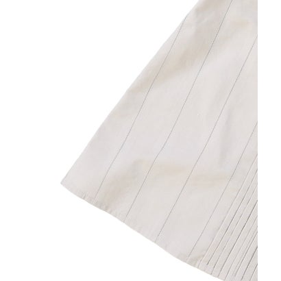 Striped Organic Cotton Blouse （GRAY）｜詳細画像