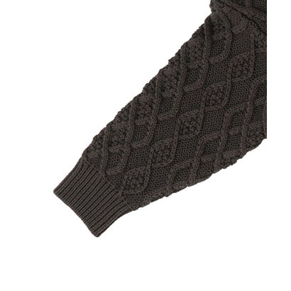 Woven and Knit Dress （KHAKI）｜詳細画像