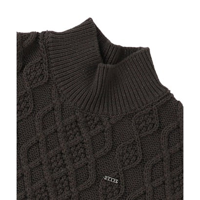 Woven and Knit Dress （KHAKI）｜詳細画像