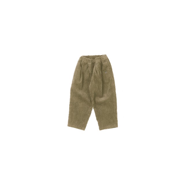 Cotton Sheersucker Corduroy Pants （BEIGE）