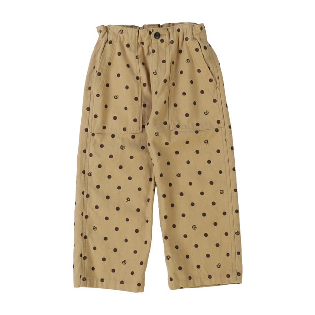 Dot Back Satin Pants （BEIGE）