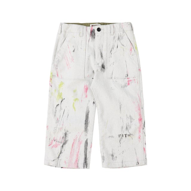 Painted Baker Pants （WHITE）