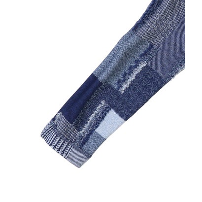 フィス FITH Patchwork Reversible Cardigan （NAVY）｜詳細画像
