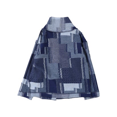 フィス FITH Patchwork Reversible Cardigan （NAVY）｜詳細画像