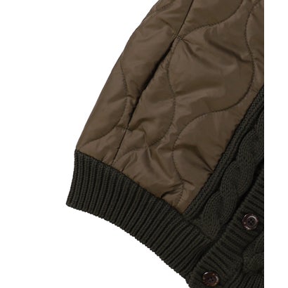 Knit Docking Blouson （KHAKI）｜詳細画像