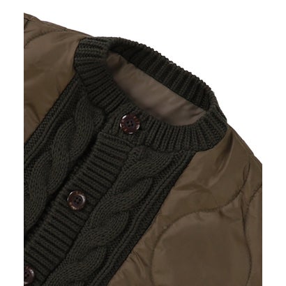 Knit Docking Blouson （KHAKI）｜詳細画像