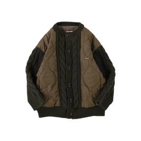 Knit Docking Blouson （KHAKI）