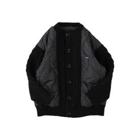 Knit Docking Blouson （BLACK）