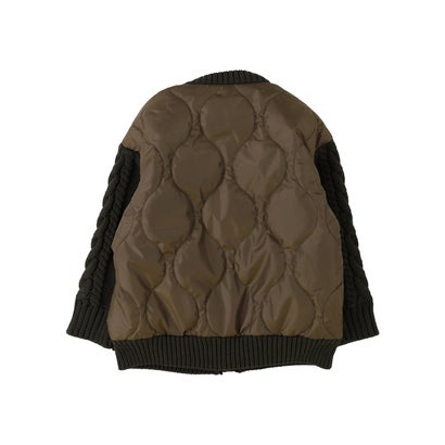 Knit Docking Blouson （KHAKI）｜詳細画像