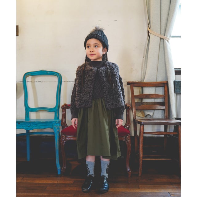 Fur Vest （CHARCOAL GRAY）
