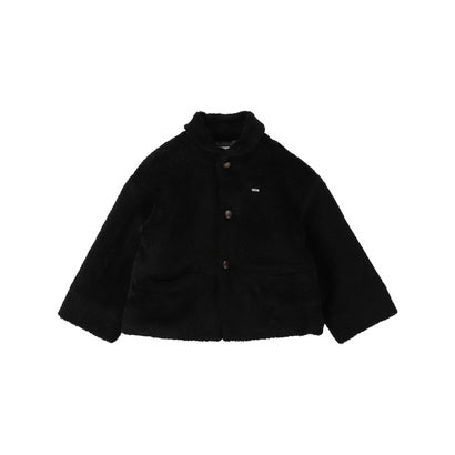 Fluffy Half Coat （BLACK）｜詳細画像