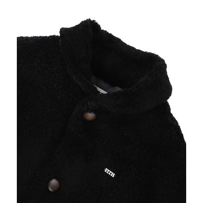 Fluffy Half Coat （BLACK）｜詳細画像