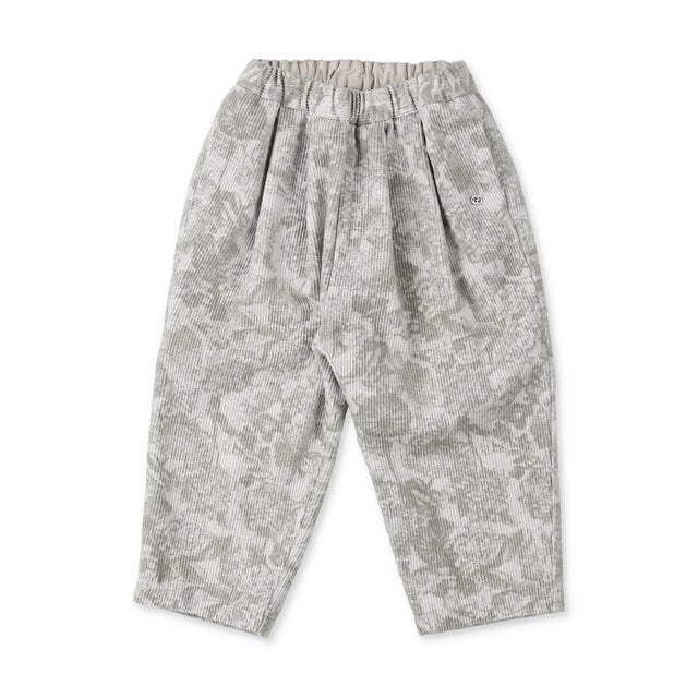 Botanical Corduroy Pants （GRAY）